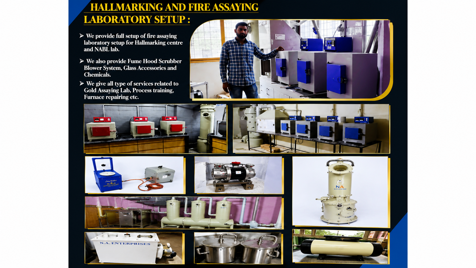 Hallmarking and Fire Assaying Laboratory Setup
